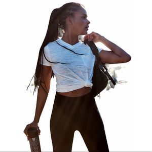 Free People Movement Billie Tee - White - Size Medium